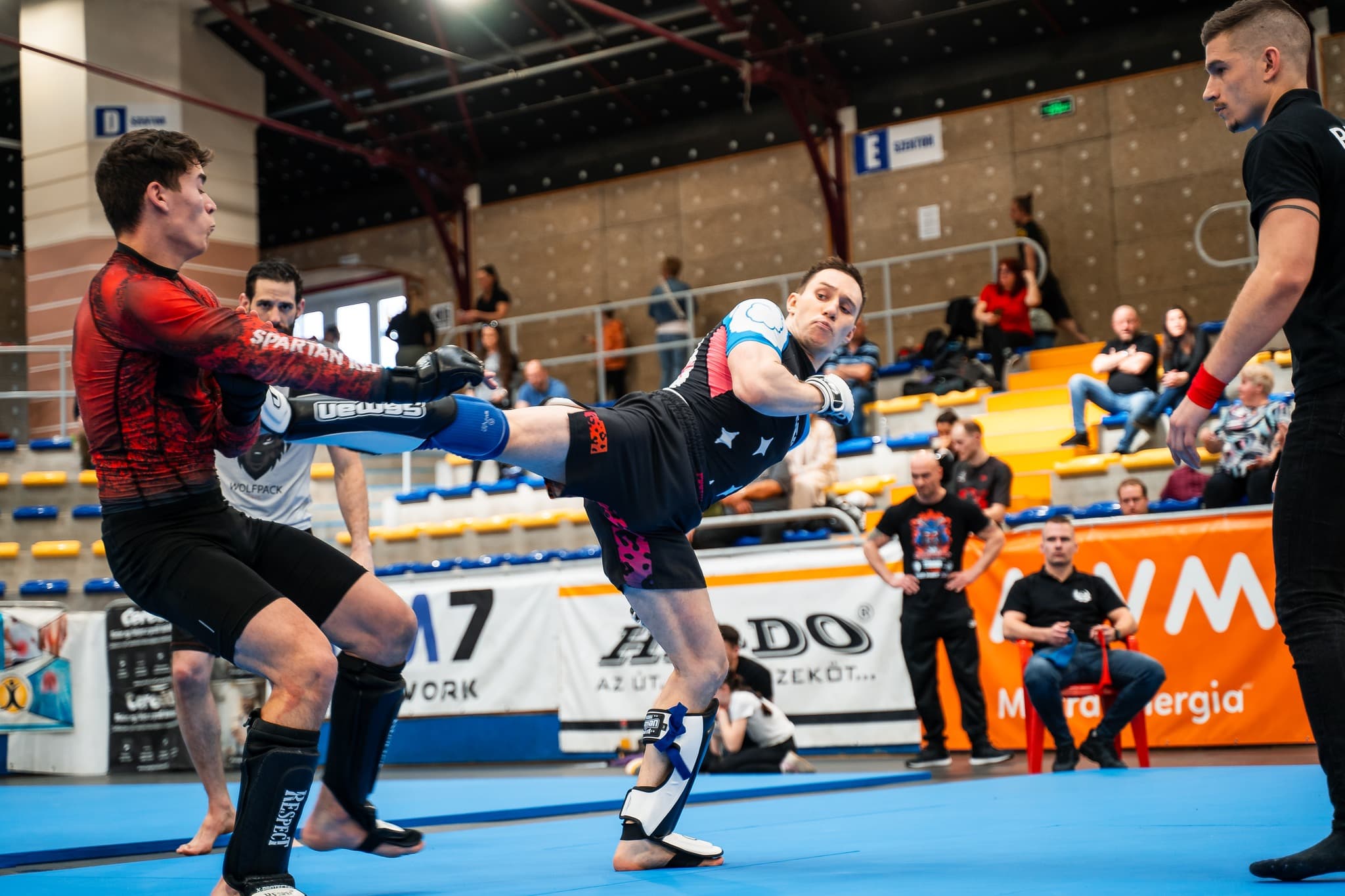 Küzdősport edzésen Budapesten